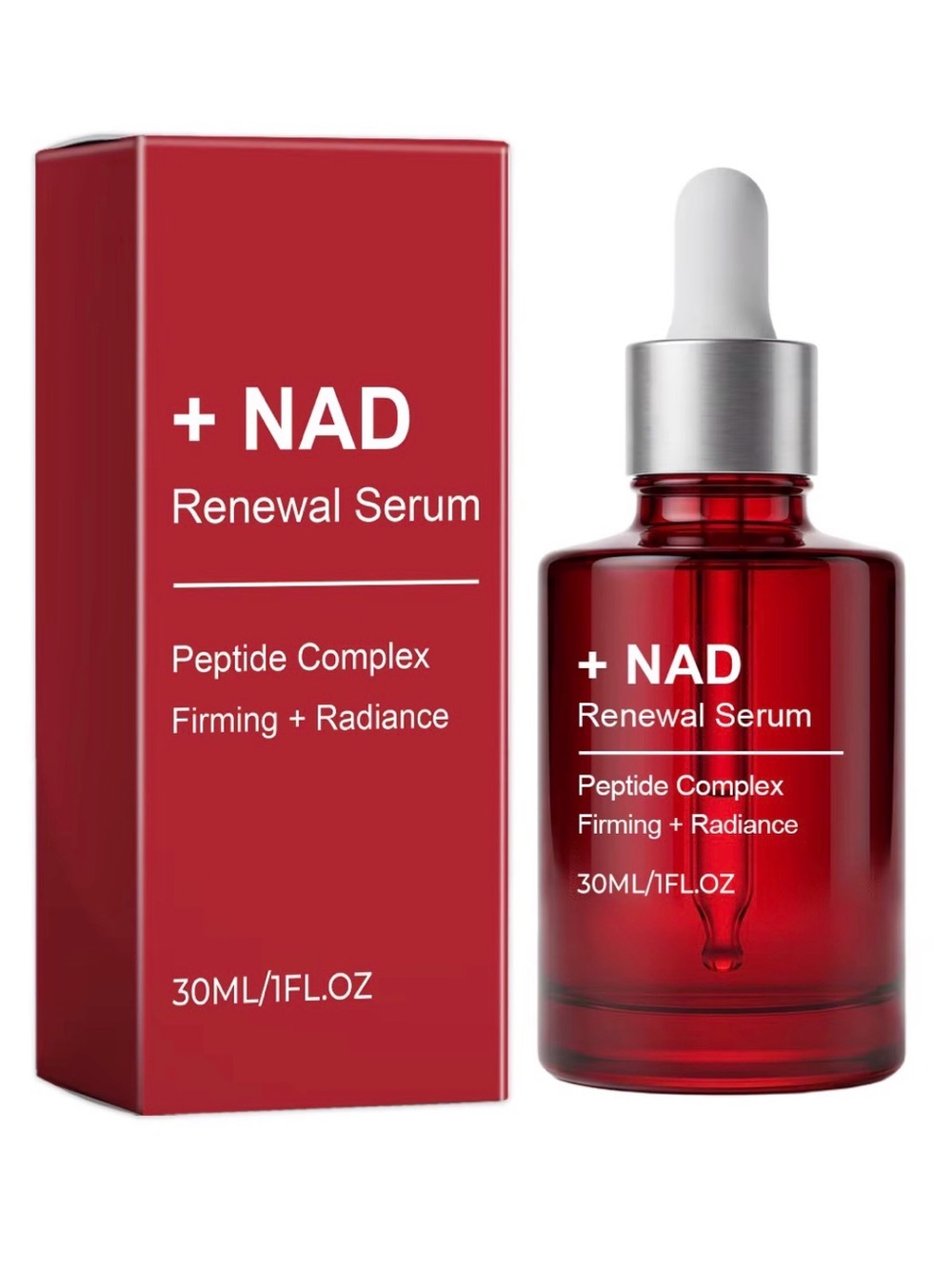 (2) pcs NAD Red Peptide Firming & Radiance Serum